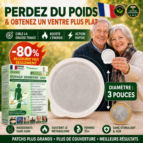 Magasin Officiel🇫🇷⏰☀️|🐍H𝐞a𝐥r𝐢z𝐞® Moringa · BERBÉRINEX NAD+12-EN-1 Patch avancé à micro-aiguilles nano ✅(Une application quotidienne, résultats visibles en 7 jours)  Obésité, Diabète, Apnée du sommeil, Problèmes articulaires